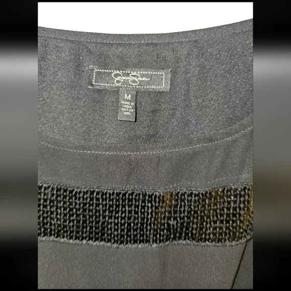 Jessica Simpson Black Sequin Dress Sz M - Picture 5 of 6